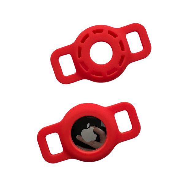 Coco & Pud Pet AirTag Holder - Red (XXS/Cat + Cat Harnesses)