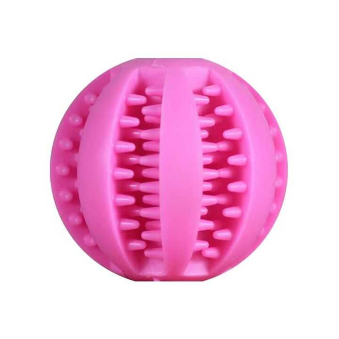 Coco Pud Enrichment Interactive Dog Treat Ball Toy Bubblegum Pink