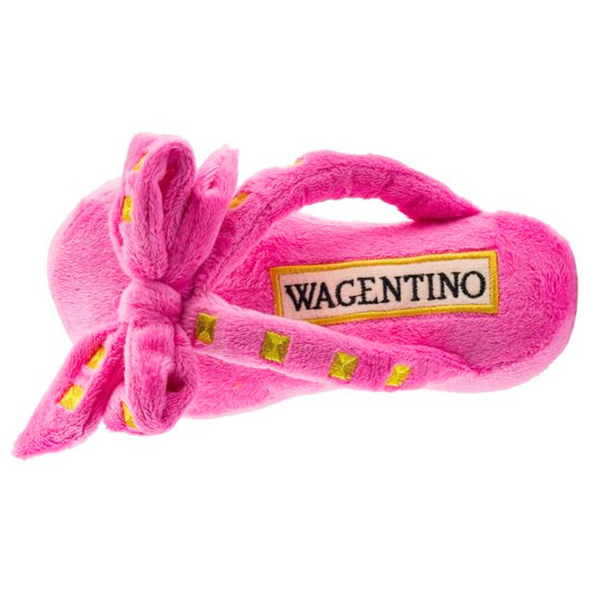 Coco & Pud Wagentino Sandal plush Dog Toy - Haute Diggity Dog