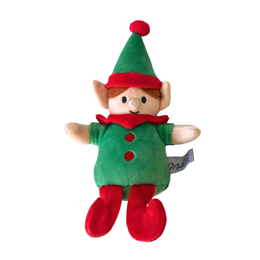 Christmas Elf Plush Dog Toy