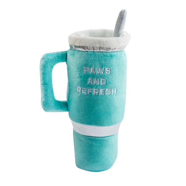 Coco & Pud Snuggly Cup - Teal Dog Toy
