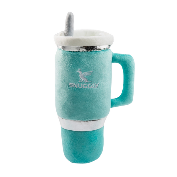 Coco & Pud Snuggly Cup - Teal Dog Toy