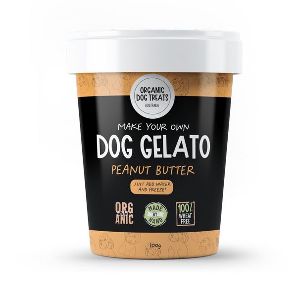 Coco & Pud Organic Dog Treats Australia - 100% Organic Dog Gelato Kit - Peanut Butter