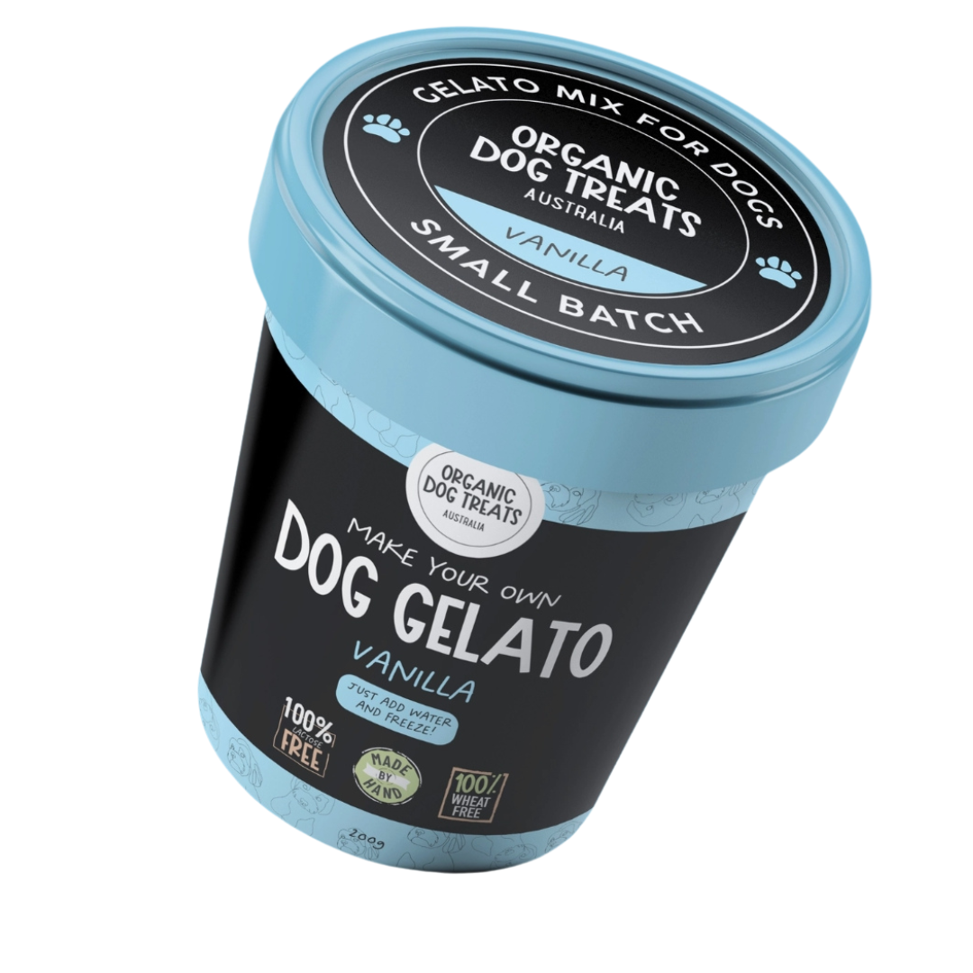 Coco & Pud Organic Dog Treats Australia - 100% Organic Dog Gelato Kit Vanilla