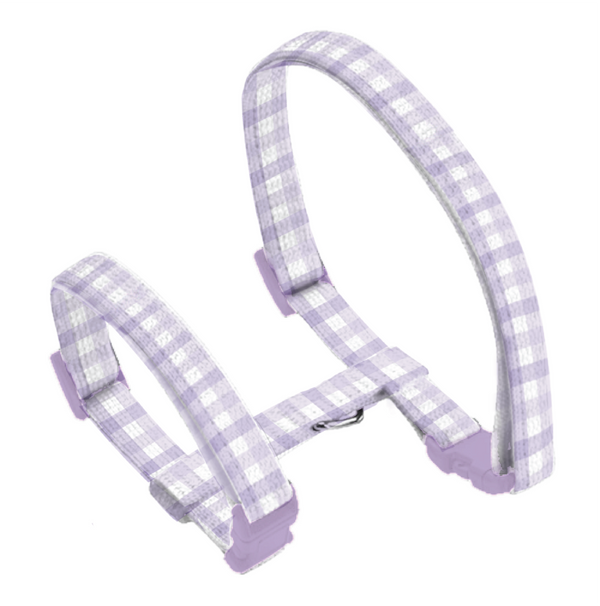 Coco & Pud Gingham Lilac Cat Harness & Lead