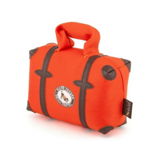 Globetrotter Pack & Snack Suitcase Dog Toy - Coco & Pud