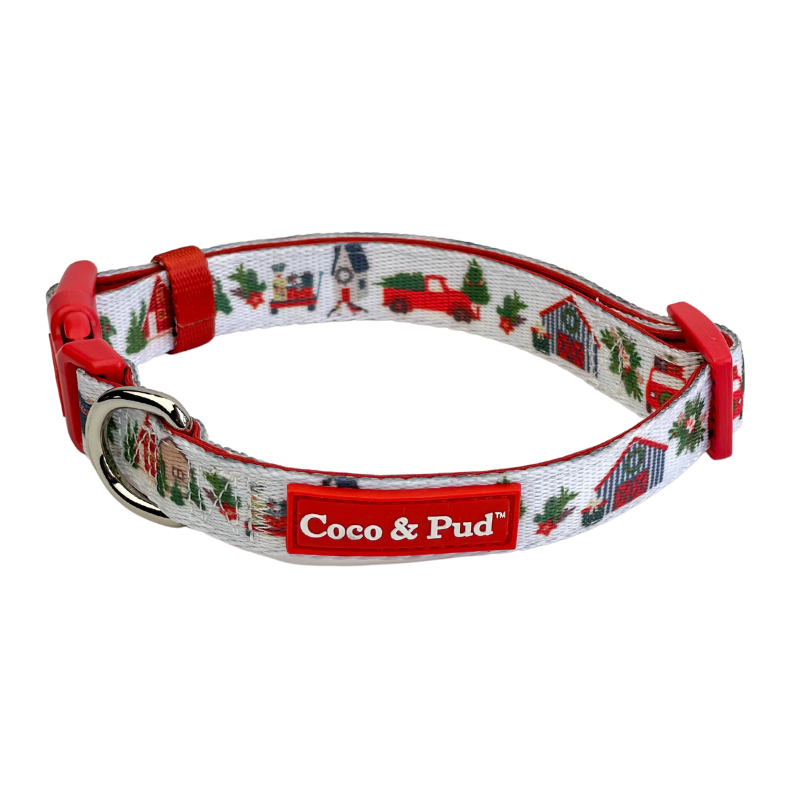 Home For Christmas Dog Collar Coco Pud