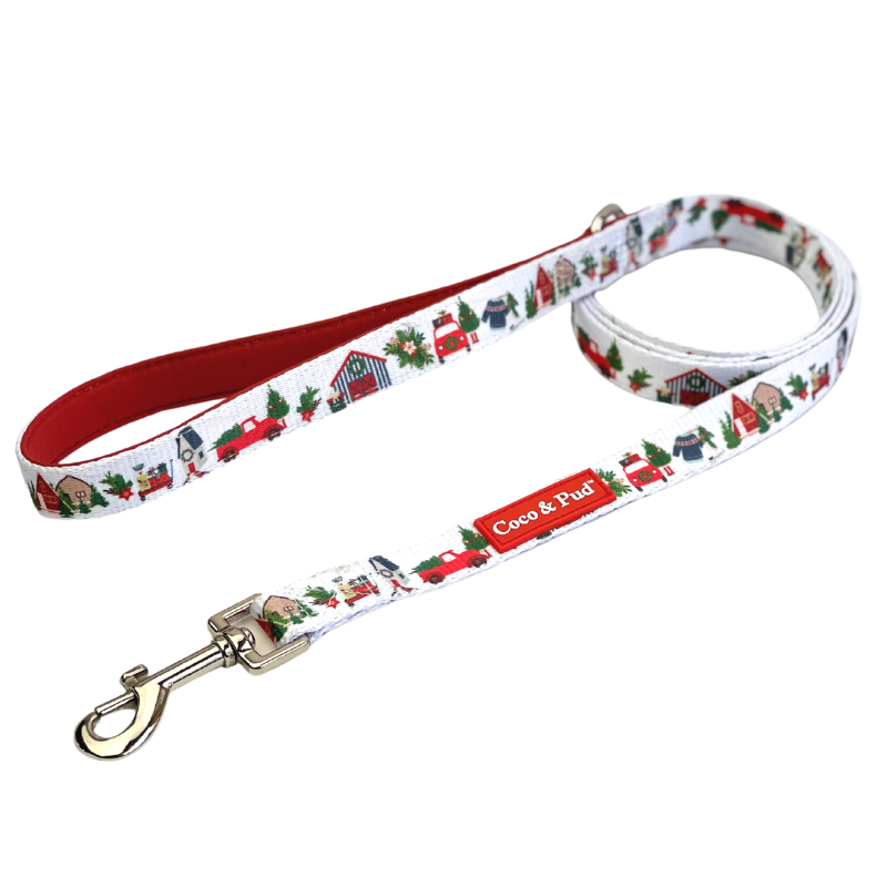 Home For Christmas Dog lead Leash Coco Pud