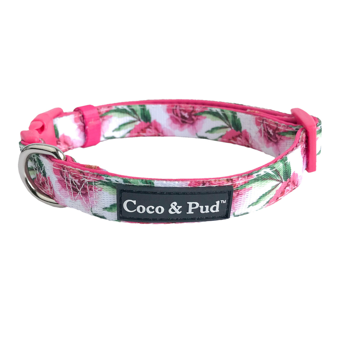 Coco Pud Peony Dog Collar