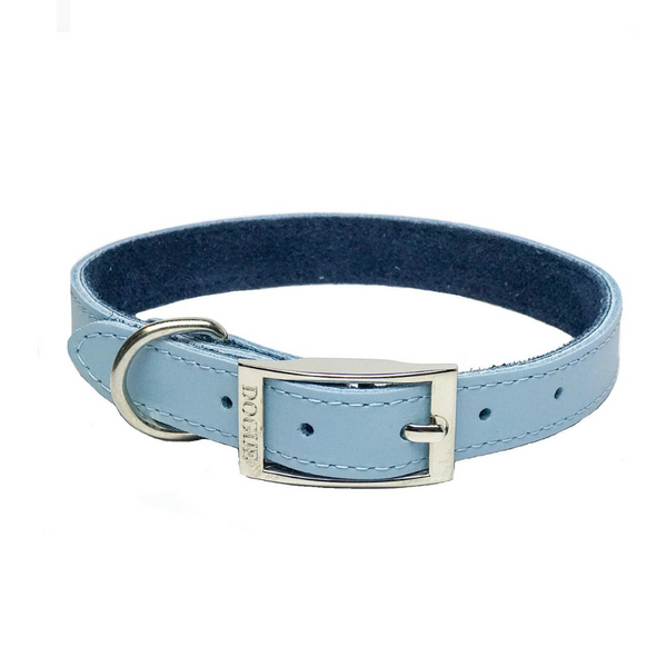 coco & Pud - Dogue Plain Jane Dog Collar-Blue