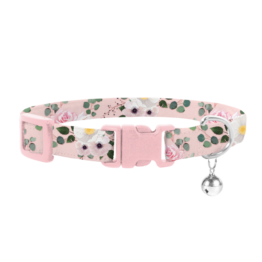 Provence Rose Cat Safety Collar Bell