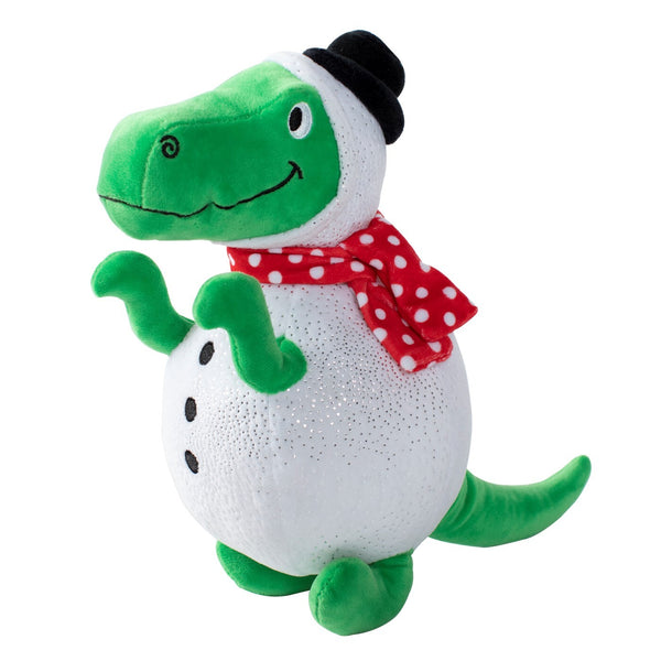 Coco & Pud Tyranno Snow Rus Rex dinosaur snowman dog toy - Fringe Studios