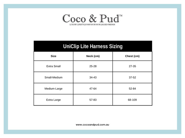 Coco & Pud Fox & Friends UniClip Lite Dog Harness