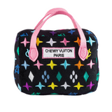 Coco & Pud Chewy Vuitton Black Monogram Dog Bag Toy  by Haute Diggity Dog 