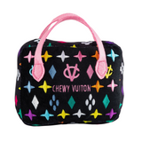 Coco & Pud Chewy Vuitton Black Monogram Dog Bag Toy 