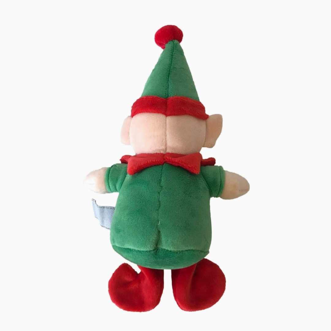 Coco and Pud Christmas Elf Plush Dog Toy