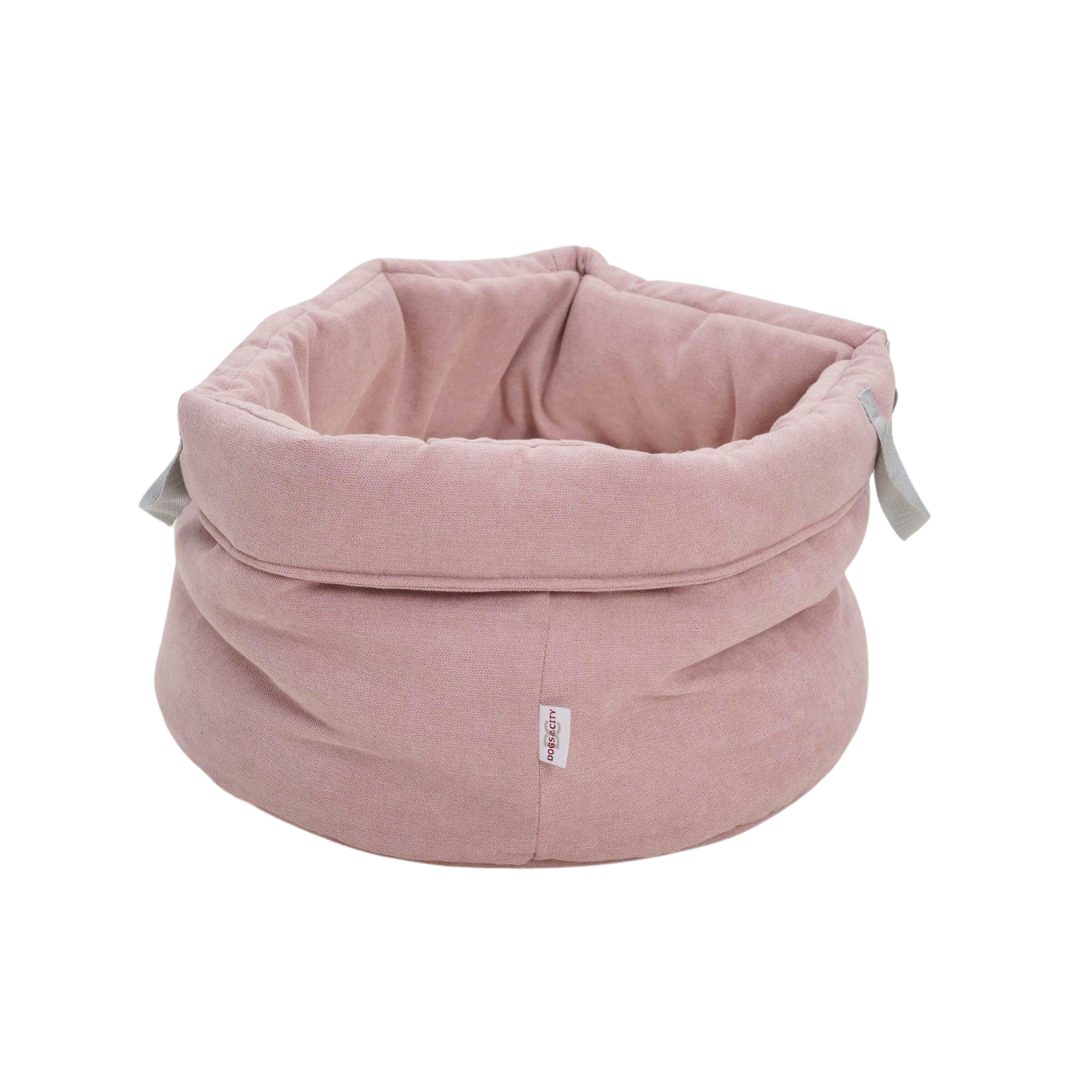 Coco & Pud Abbey Dog/ Puppy Carry Bed - Small Rosa  - Dogs in the City