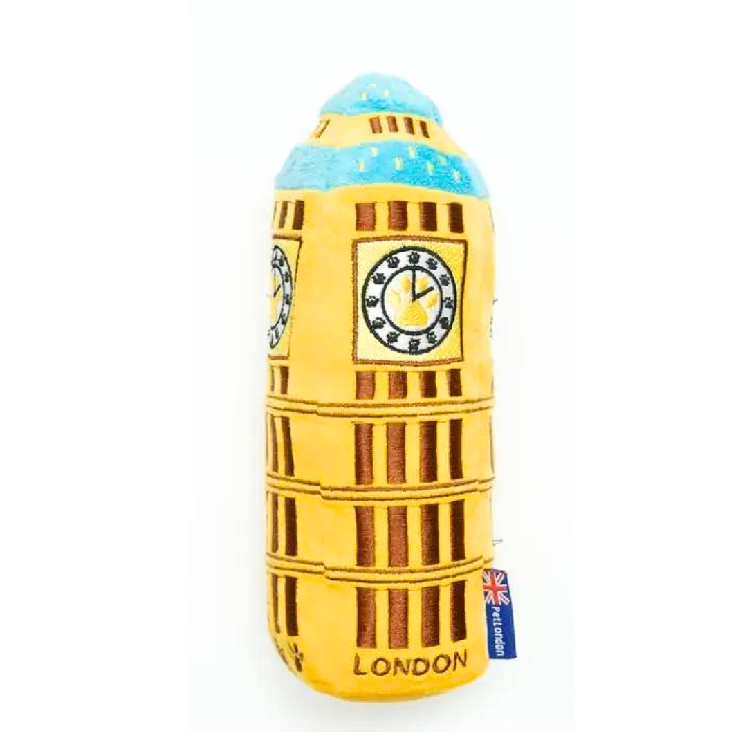 Coco & Pud Big Ben UK Themed Plush Dog Toy - Pet London