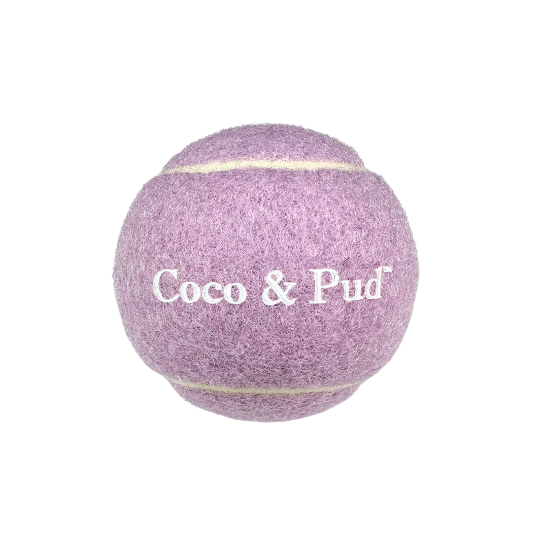Coco & Pud Dog Tennis Ball - Lilac