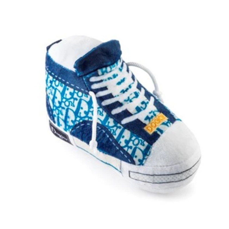 Coco & Pud Dogior High Tops Tennis Sneaker Shoe Dog Toy