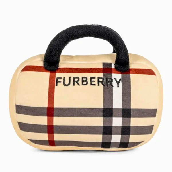 Coco & Pud Furberry Handbag Plush Dog Toy - Muttzie