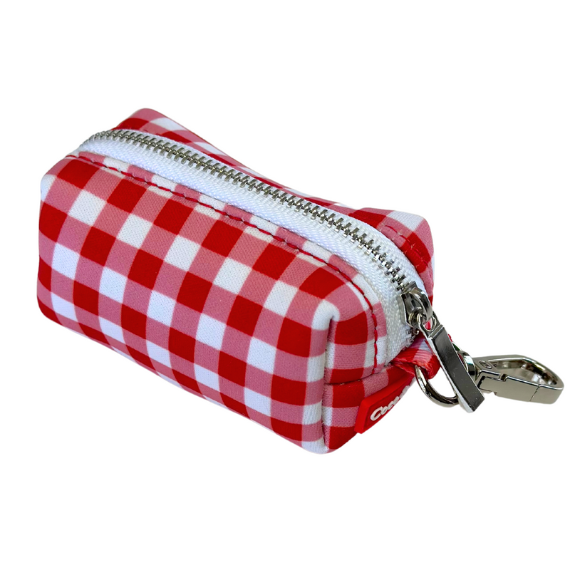 Coco & Pud Red Gingham Waste Bag