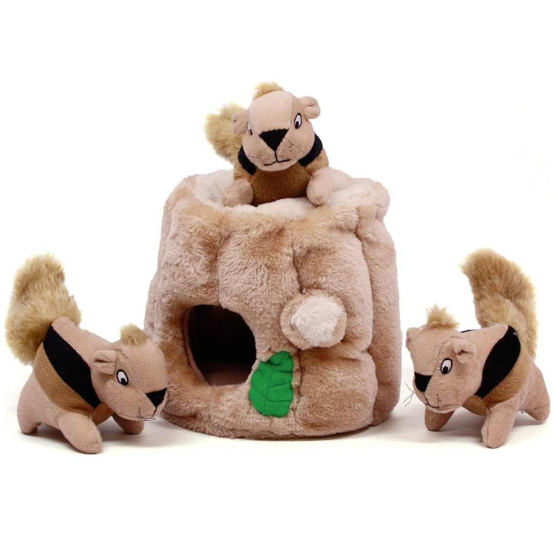 Outward Bound Hide A squirrel Interactive dog toy - Small
