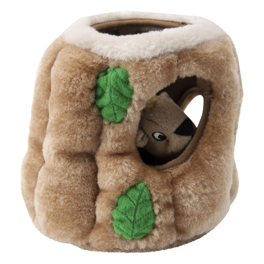 Coco & Pud Hide A Squirrel Interactive dog toy with 3 mini squirrels inside -Outward Bound