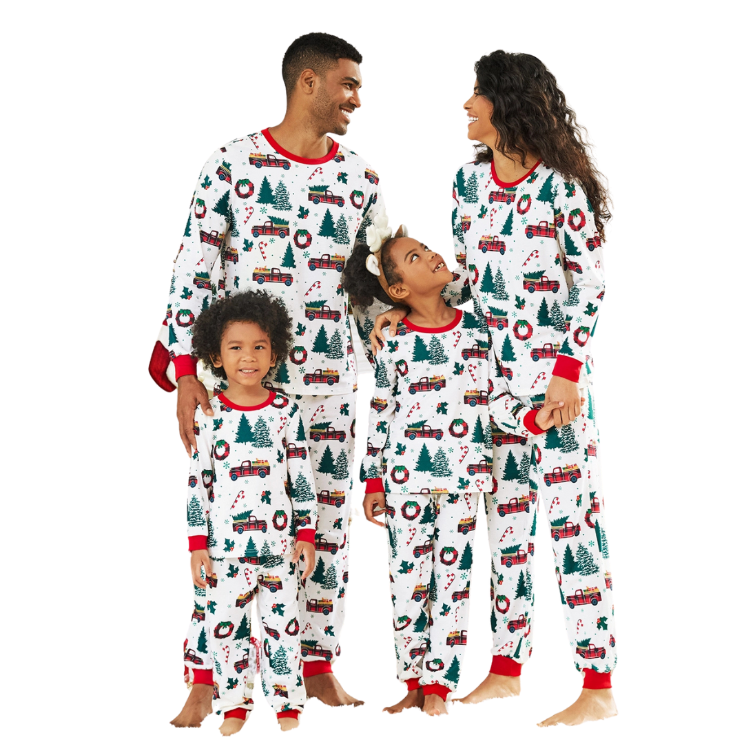 Coco & Pud Home For Christmas pajamas for the family