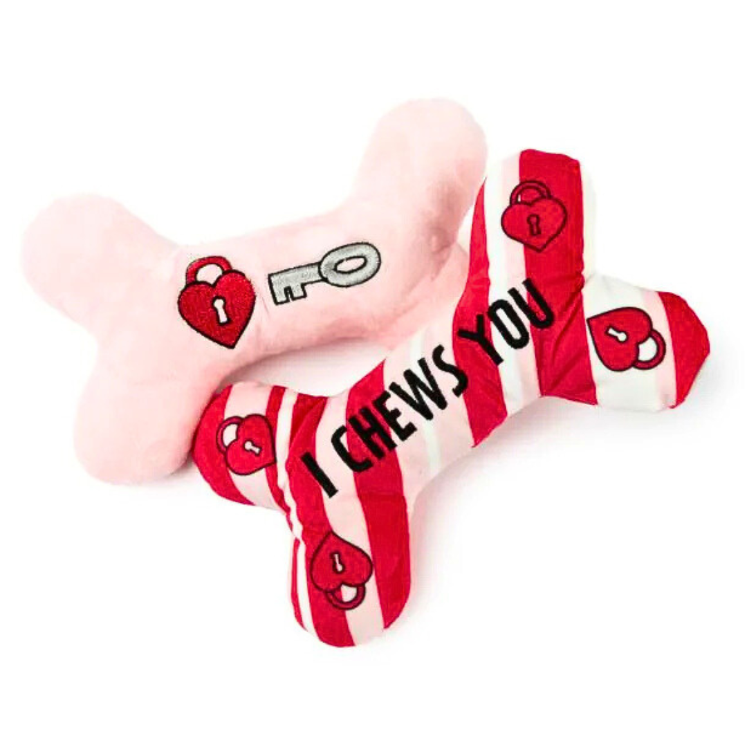 I Chews You Bones 2pk Dog Toy