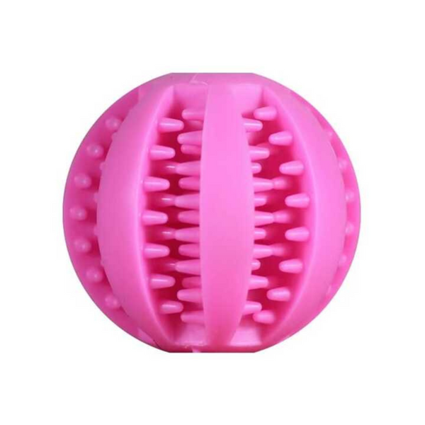 Coco Pud Enrichment Interactive Dog Treat Ball Toy Bubblegum Pink