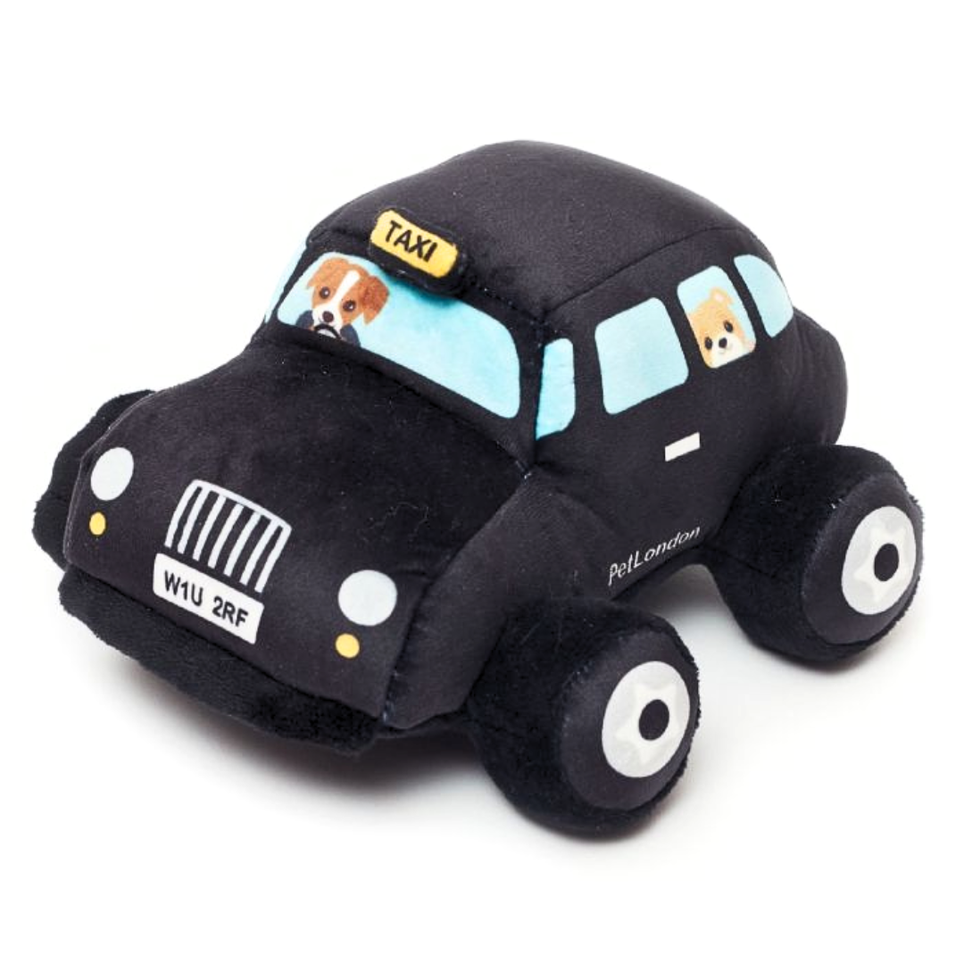 Coco & Pud London Taxi British Pluch Dog Toy side view - Pet London