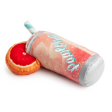 Coco & Pud - Pawloma Tequila Can Dog Toy on side - Haute Diggity Dog