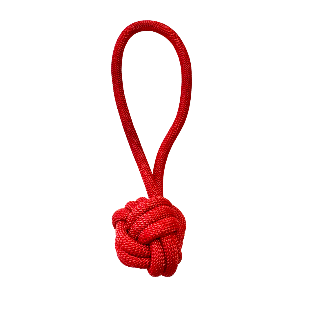 Rope Dog Toy - Red
