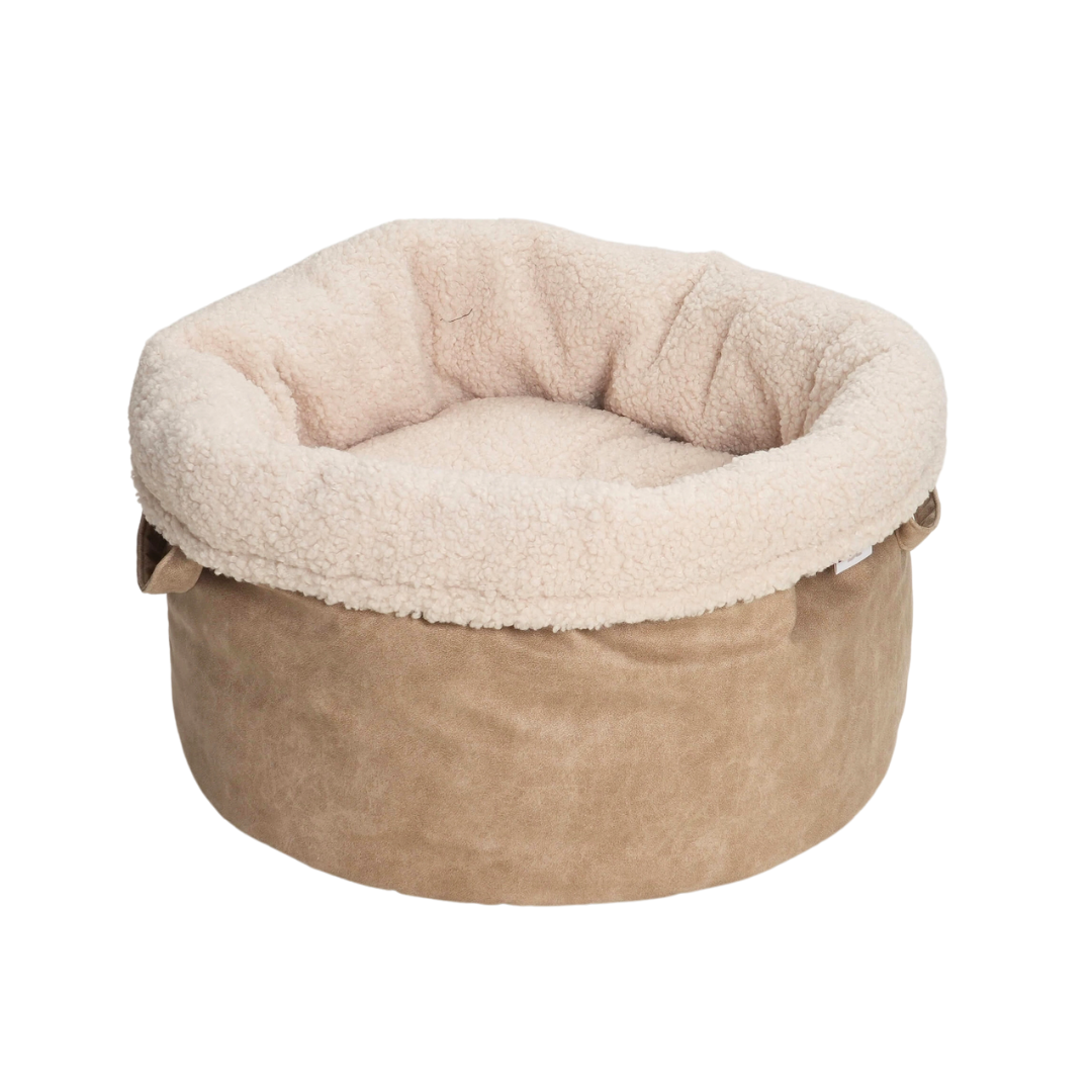 Coco & Pud Saddle Dog/ Puppy Carry Bed - Gravel