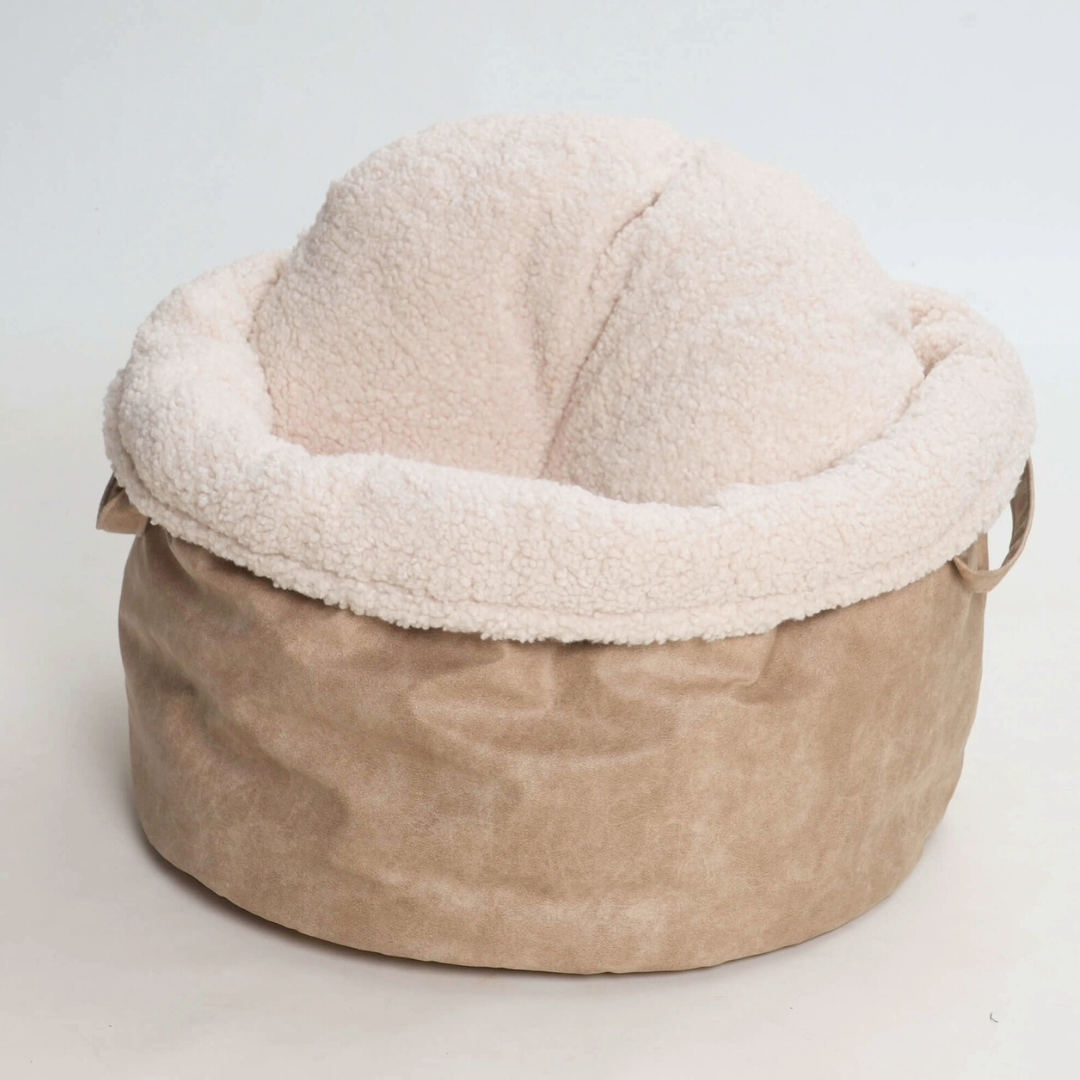 Saddle Dog/ Puppy Carry Bed - Gravel - Small