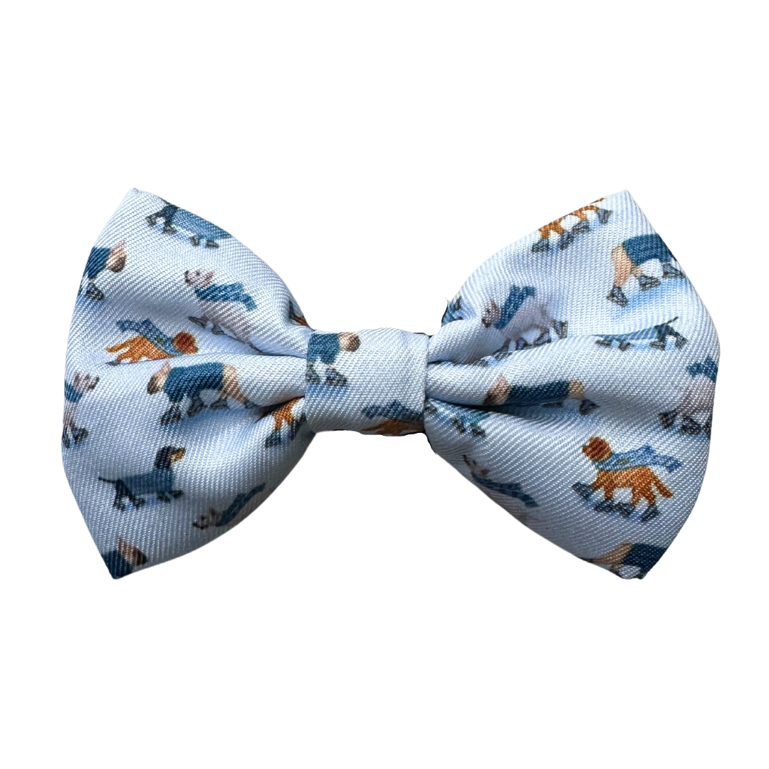 Skating Dogs Dog Bow Tie