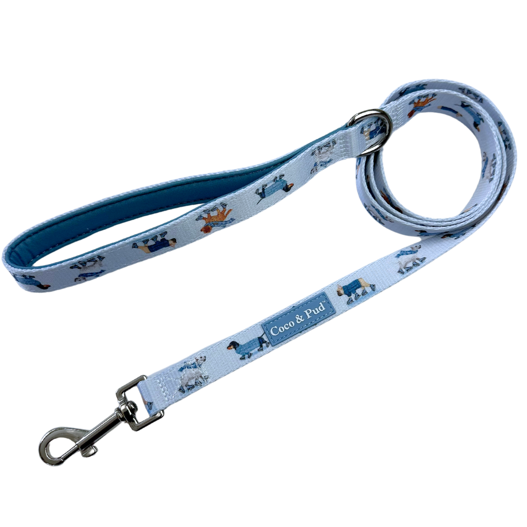 Coco & Pud Skating Dogs Dog Lead/ Leash