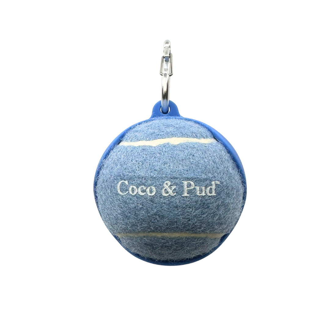 Coco & Pud Tennis Ball Holder - Blue