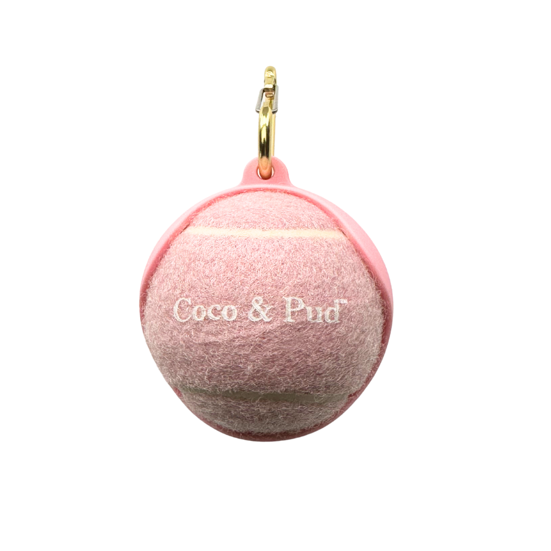 Coco & Pud Tennis Ball Holder - Pink