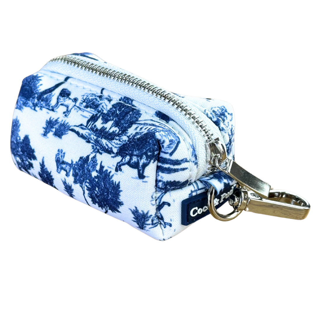 Coco & Pud Toile de Chien Navy Waste Bag Holder