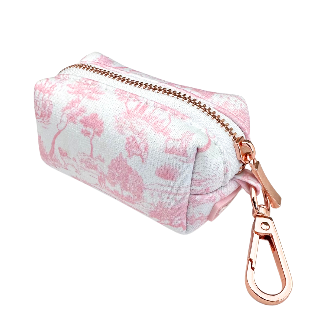 Coco & Pud Toile de Chien Rose Waste Bag Holder