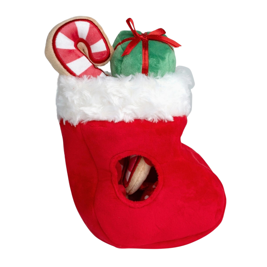 Find A Toy Christmas Stocking Dog Toy