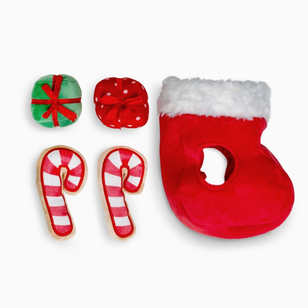 Find A Toy Christmas Stocking Dog Toy