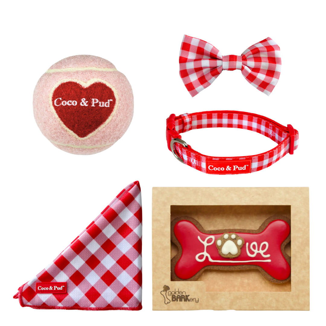 Gingham Red Love Mini Hamper