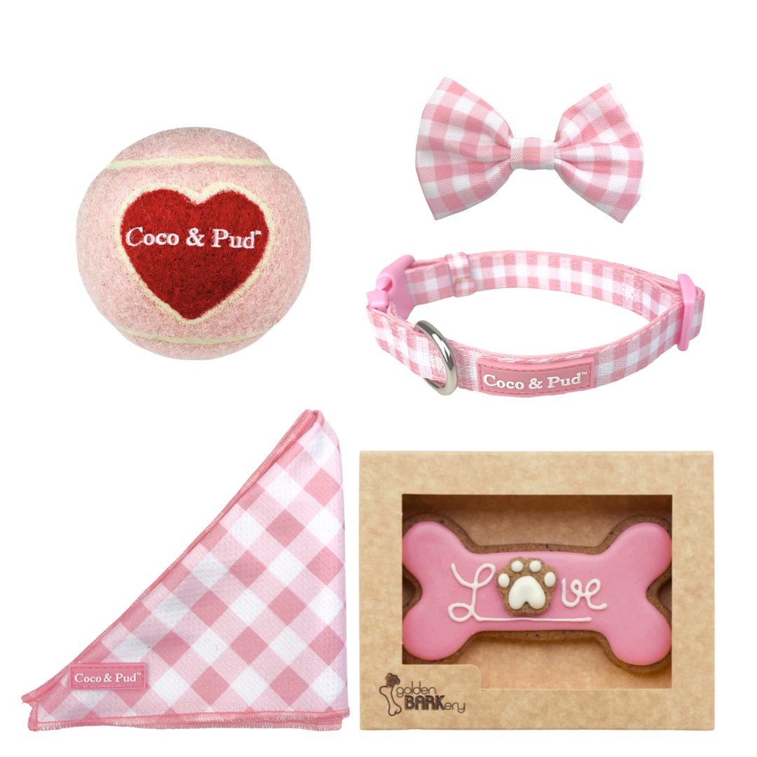 Gingham Rose Love Mini Hamper