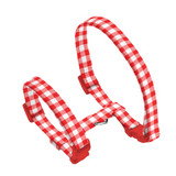 Coco & Pud Gingham Red Cat Harness
