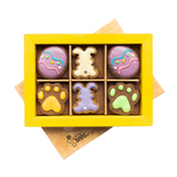 Coco & Pud Golden Barkery Easter Dog Treats - 12 Homemade Dog Biscuits Box