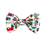 Coco & Pud Home For Christmas Dog Bowtie