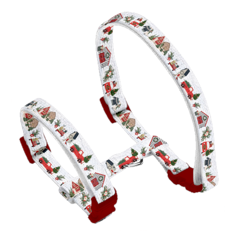 Coco & Pud Home for Christmas Cat Harness& Lead